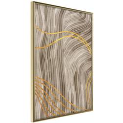 Arkiio Affisch Golden Waves [Poster] 20x30 Poster